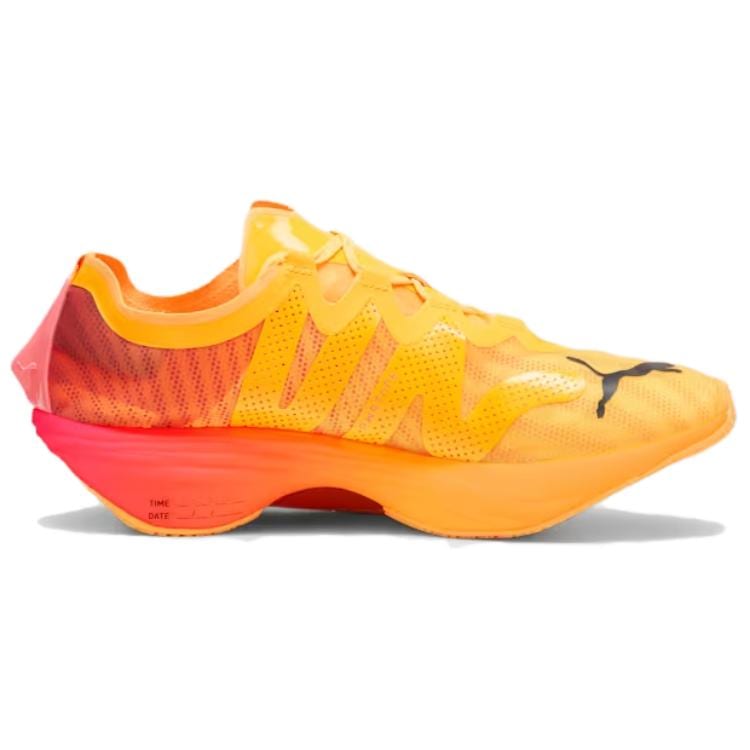 Puma Fast FWD Nitro Elite Нескользящие и дышащие Низкие Повседневные Беговые Кроссовки Мужские Желтые 310623-01
