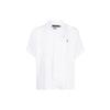 Polo SS23 Однотонная рубашка поло Мужские рубашки Белые 710903886-006