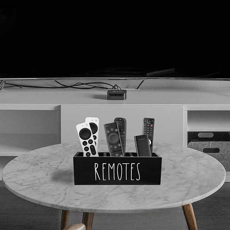 Универсальный деревянный органайзер для стола, коробка для хранения пультов дистанционного управления, канцелярских принадлежностей, настольная корзина для хранения