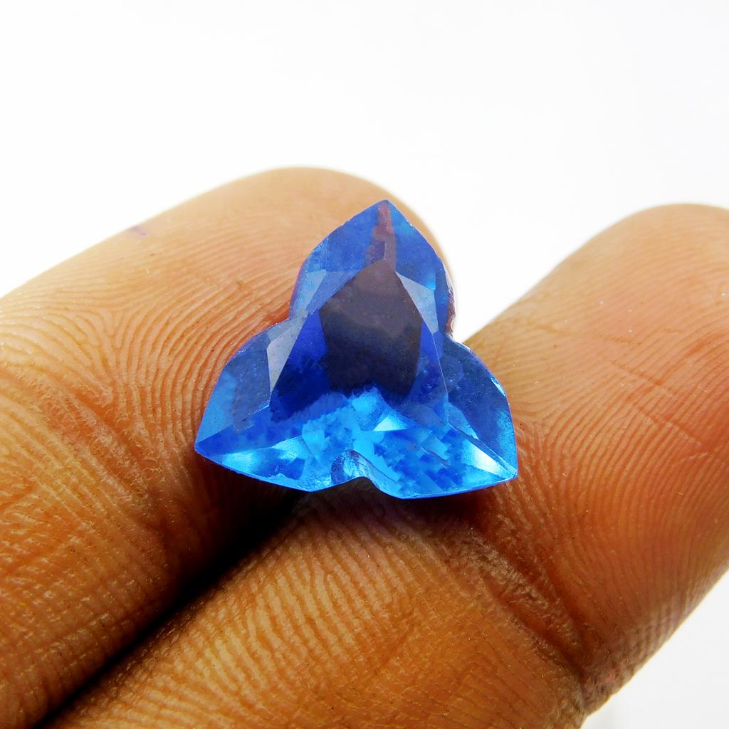 Natural Blue Sapphire Loose Gemstone Fancy Cut 9.65 ct September Birthstone for Gem Collections