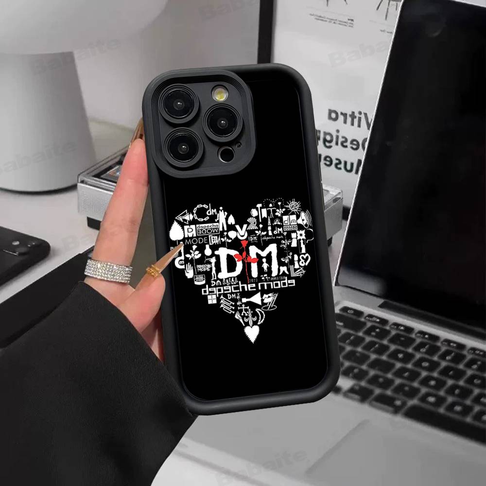 Чехол для телефона Rock-группы D-Depeche Mode для IPhone 16 15 14 Plus 13 12 11 17 Pro Max Pro Мягкий чехол