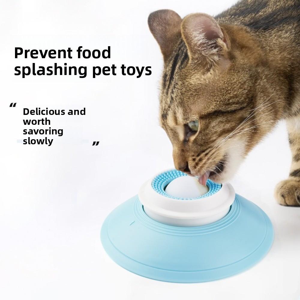 Non-Tipping Design Yogurt Licking Plate Without Battery Slow Feeder Lick Toys  Cat Feeding