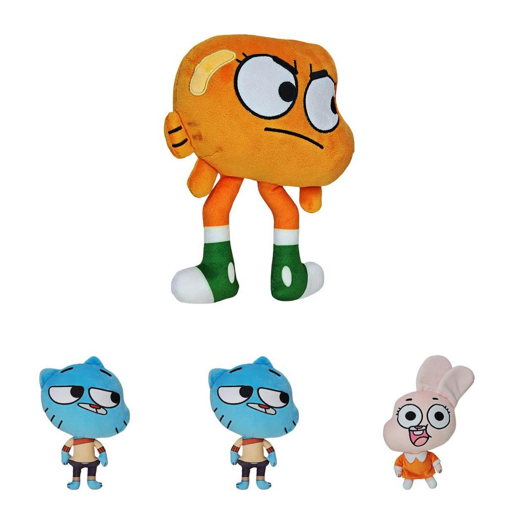 The Amazing World Of Gumball Cartoon Character Plush Doll With Short Pile Fabric For Gift And Display