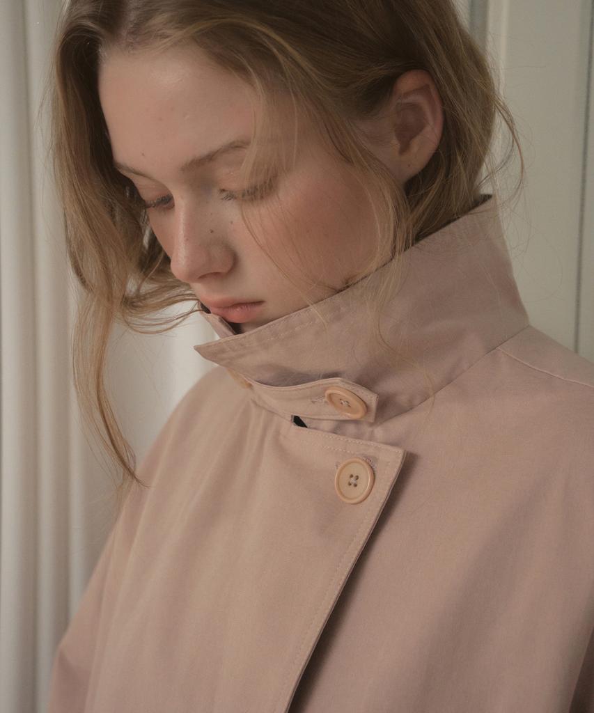 OURNOSTALGIA Mabel Trench Blouson Jacket_Pink(Ocb6Ot01)