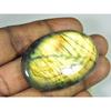 133Cts. Natural Labradorite Oval Crystal Cabochon Loose Gemstone 33X51MM SK-1959