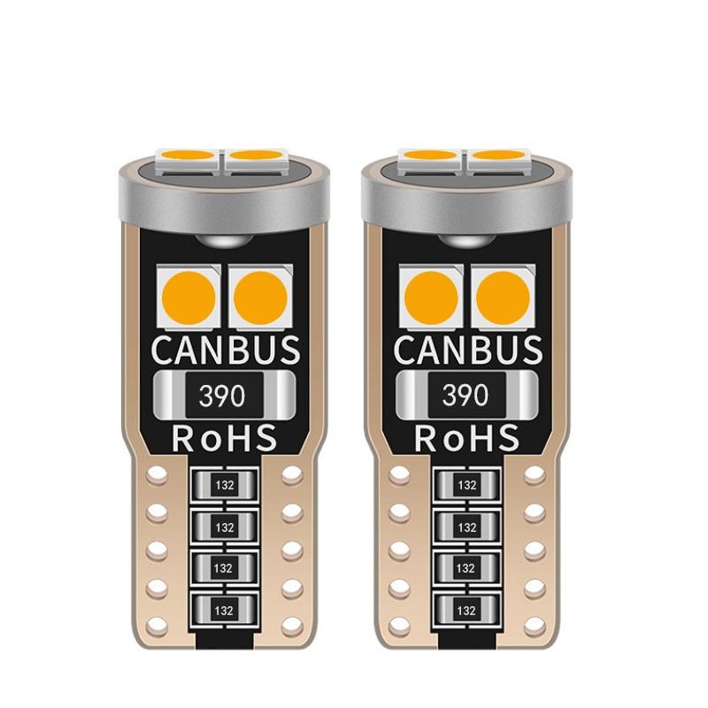 2PCS Signal Lamp Led W5W T10 Bulbs 3030SMD W5W 194 168 Led Auto Car Clearance Light Interior Lights Dome Lights 12V