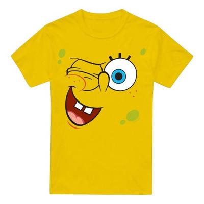 Футболка мужская с подмигивающим лицом SpongeBob SquarePants