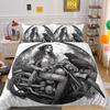 Красивое одеяло с принтом черепа, комплект двойного размера, покрывала из микрофибры, модный домашний текстиль высокого качества