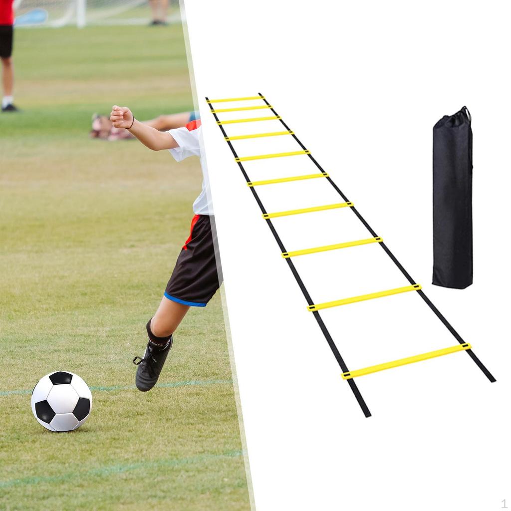 Adjustable Agility Ladder for Soccer and Volleyball Footwork Training Equipment