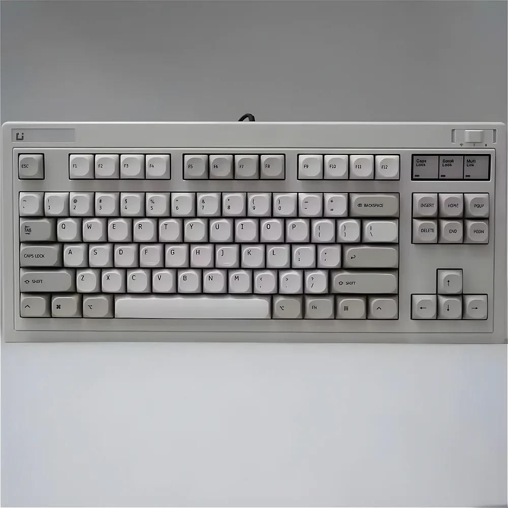 Xiaomi Mechanical Keyboard Vintage Keycaps Pbt MA Light Gray Small Set of Replacement Caps for MX Keyboards.