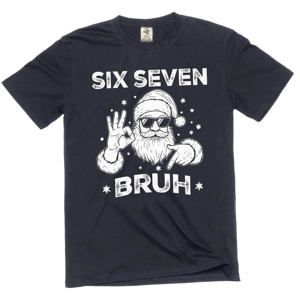 Christmas Funny Santa 6-7 Six Seven Tee Shirt social trend meme tee shirt