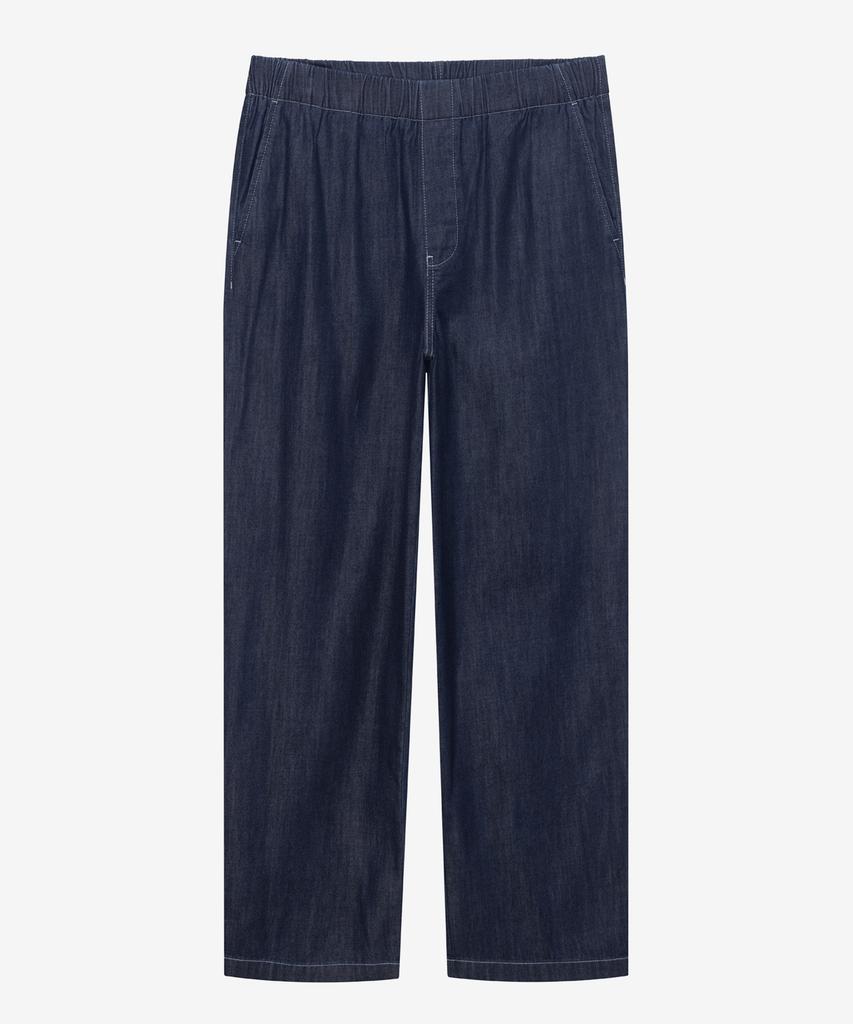 MINDBRIDGE Linen-Like Full Elastic Waist Wide Denim Pants - 3 Colors