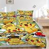 3 шт. Пикачу, Набор постельного белья Pokémon: Идеально подойдет для спальни или гостевой комнаты.. Мягкий и удобный, без наполнителя yy251031029