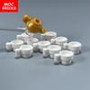 MOC BRICKS Набор для китайской чайной церемонии Кунг-фу чайник чашка джинн Лампа чайник Ручная работа с 23986 98383 кубиками детские подарки Игрушка