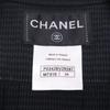 CHANEL [Excellent Condition] P53425V29267 CC Logo Button Short Sleeve Shirt dress 34 NavyUsed