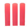 3Pcs Soprano Saxophone Reed Resin Sax Reeds Instrument Accessory Set Kit for Replacement Red