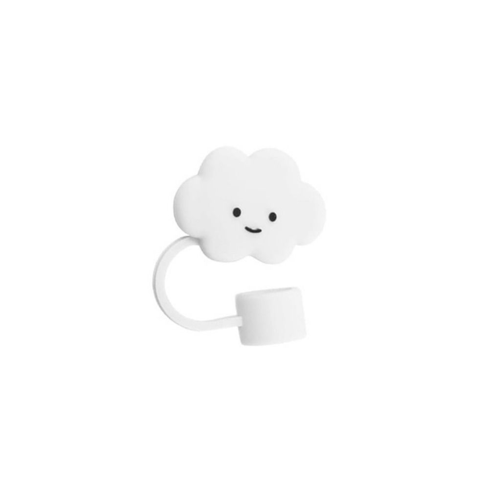 Silicone Straw Covers Cap Anti-Dust Straw Topper Caps  for Travel Hiking