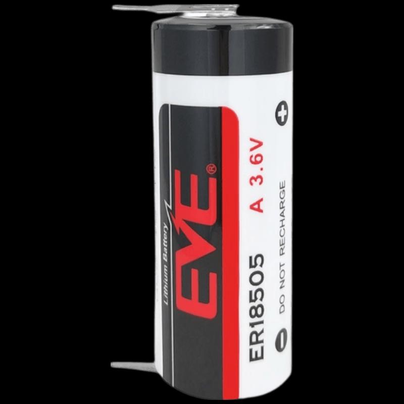 EVE ER18505 3.6V Primary Lithium Battery with Solder Pins