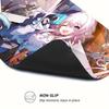 Игровой Аниме Honkai Star Rail Марч 7-е Коврик для Мыши Большой Коврик для Клавиатуры и Стола Игровой Коврик для Мыши с Заблокированным Краем Нескользящий Коврик