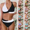 2025 Холтер Бикини Комплект Высокая Талия Купальники Женские Винтажный Купальник Женский Пляжная Одежда Летний Купальник Push Up Купальник Купальники