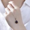 BELLA BOX Красный овальный красный цвет сокровище простой темперамент кулон ожерелье для женщин свадебные украшения