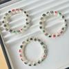 Elastic Chinese Mahjong Bracelet Handmade Acrylic Bead Hand Ring Vintage   Gift