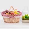 Portable Sundries Willow Woven Handwoven Storage Basket Vegetable Basket Fruit Basket Picnic Basket