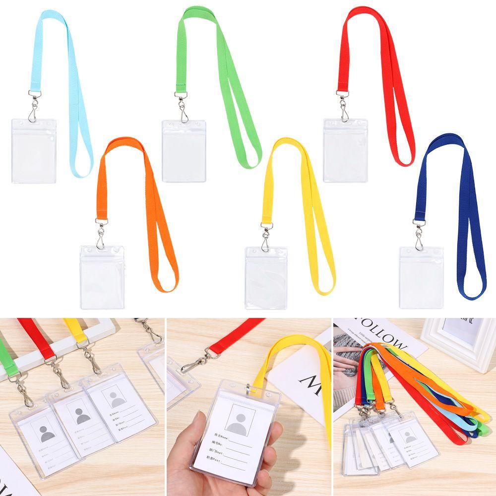 Красочные школьные канцелярские принадлежности чехол для бейджа протектор для карт держатель для удостоверения личности держатель для карт