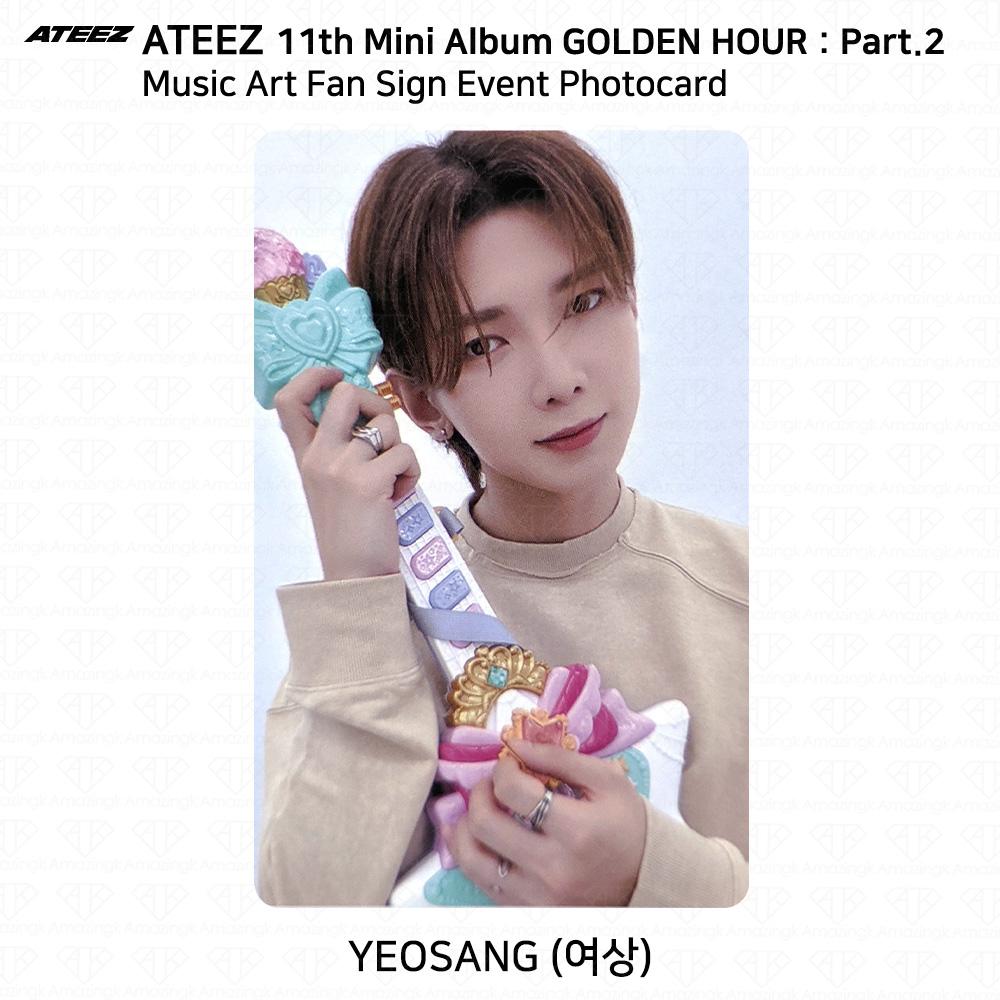ATEEZ Golden Hour Part.2 Music Art Fan Sign Event Photocard