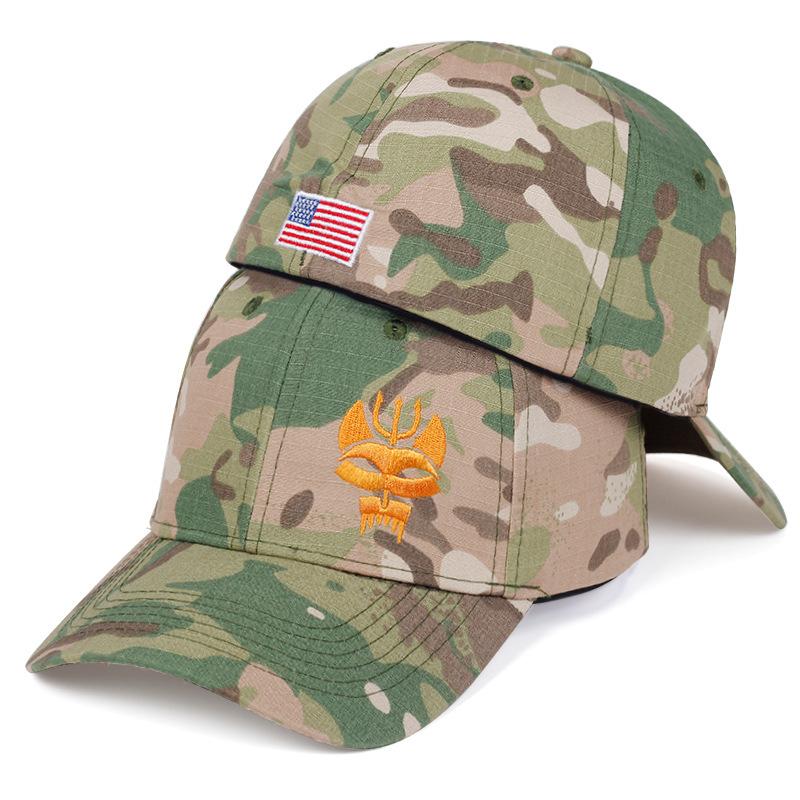 Fashion Men Hip Hop Hat Back Sealed Cotton Baseball Cap Personality Embroidery Camouflage Caps Men Women Snapback Hats Gorras