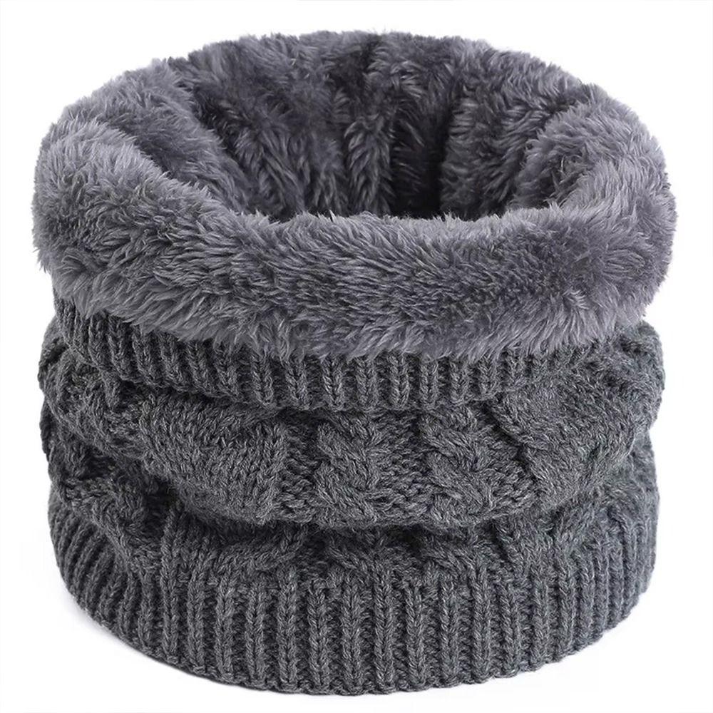 Plush Neck Warmer Thickened Lining Sport Scarf Fashion Neck Scarves