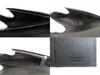Authentic PRADA Saffiano Triangle Black Leather Bifold Long Flap Wallet #b088  Seller refurbished