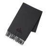 Wool Scarf 30 × 180 Cm (2024 Model / Unisex / Dark Grey) (Fashion)