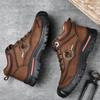 Модная зимняя теплая мужская обувь в стиле ретро из натуральной кожи с мехом и зимними ботинками для мужчин, новые ботильоны ручной работы с высоким верхом, мужская походная обувь