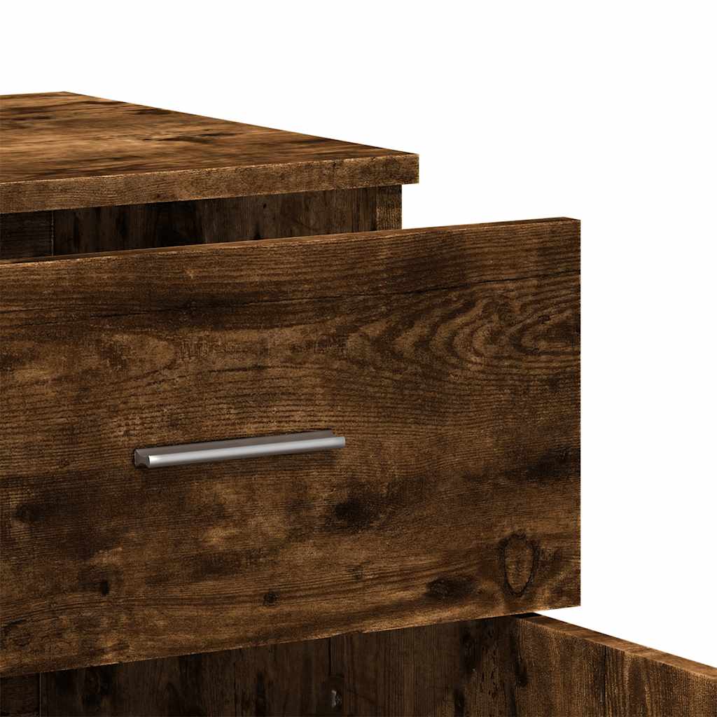 Sideboards 2 pcs Smoked Oak 79 x 38 x 80 cm Particleboard
