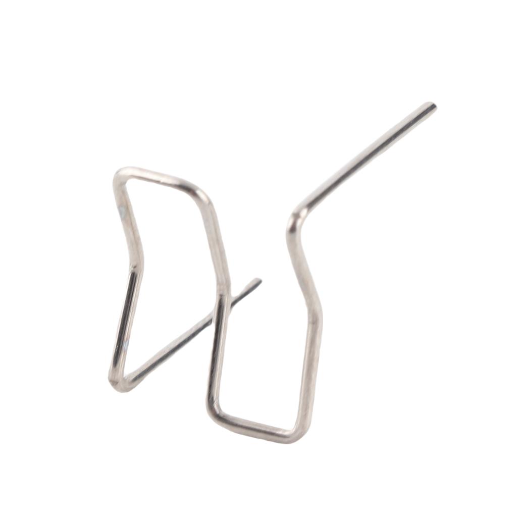 Universal 100 Pcs Set Precut 0.6mm 0.8mm Hot Flat Staples For Plastic Stapler Repair Welder Repair Tool