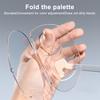 Компактная многофункциональная палитра для смешивания макияжа, легко моющаяся, многоразовая акриловая палитра для пигментов, прозрачная палитра для макияжа