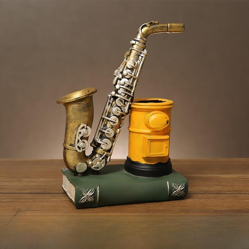 Винтажный держатель для ручек из смолы в виде книги, многофункциональный настольный органайзер для дома и офиса