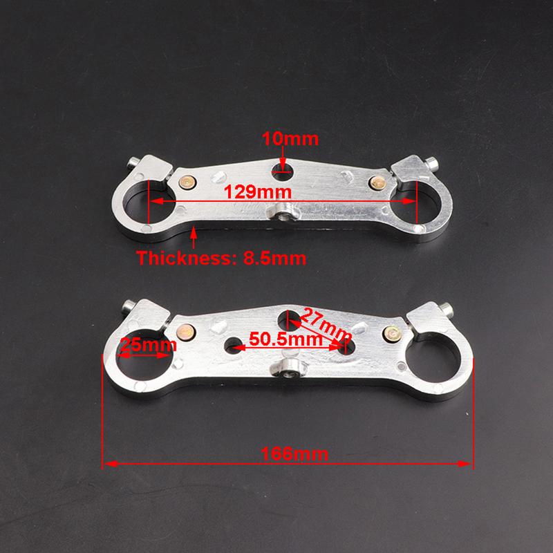 Комплект соединительной пластины амортизаторов вилки для Pocket Bike 47cc 49cc с 2-тактным двигателем, Мини-мото, Питбайк, Мотокросс