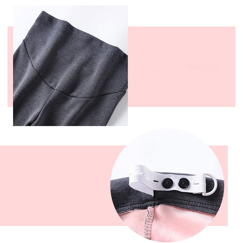 Леггинсы для беременных, утепленные и бархатные брюки для беременных, осенние и зимние леггинсы для беременных с поддержкой живота