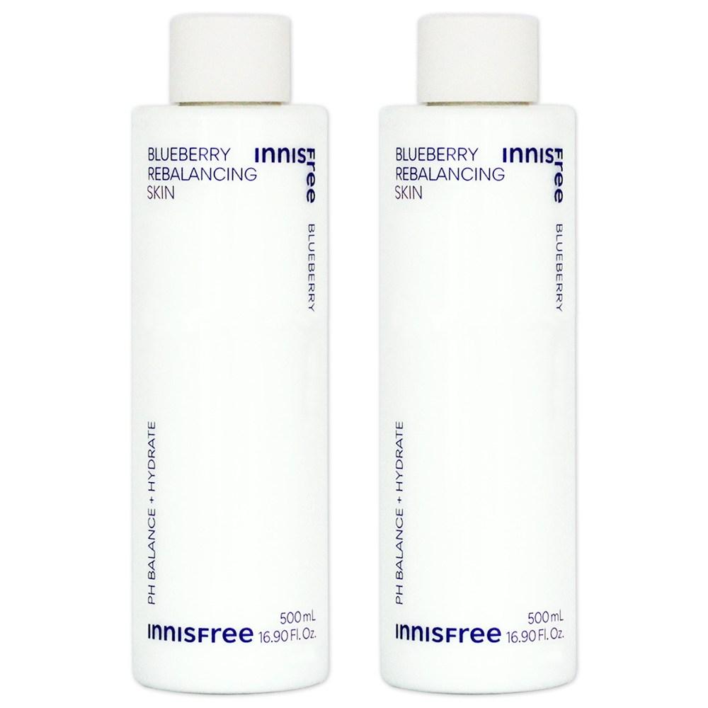 Innisfree Blueberry Rebalancing Skin extra capacity, 500ml, 2 units