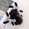 PP Cotton Colored Eye Spider Plush Pendant Fluffy Spider Plush Keychain  Home Decor