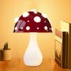 Настольная лампа Mushroom уникальный дизайн небольшой подарок прикроватная тумбочка для спальни офиса белая основа