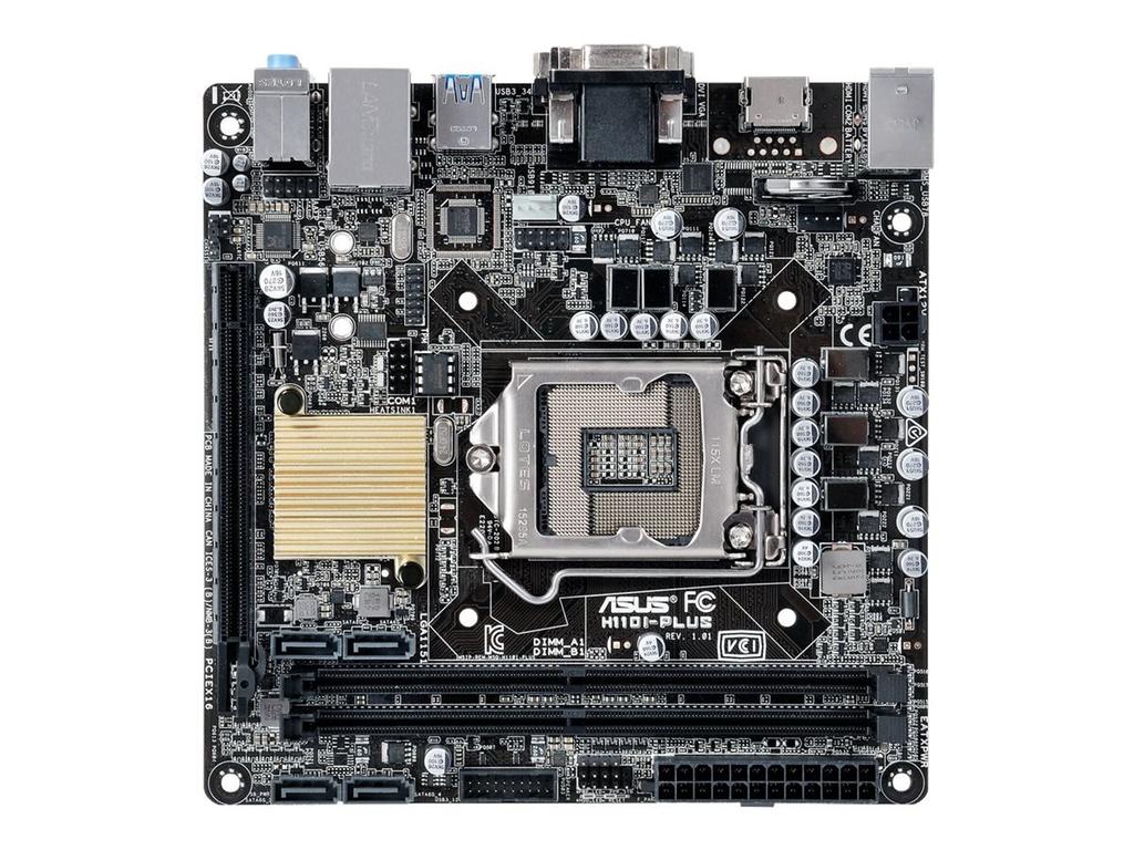 ASUSTeK Intel H110 Motherboard, LGA1151 Compatible, H110I-PLUS [Mini-ITX]