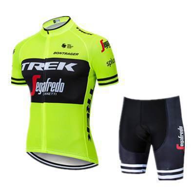 Summer Short Sleeve Cycling Suit Strap Set Breathable Men's and Women's Cycling Shirt Cycling Top Pants