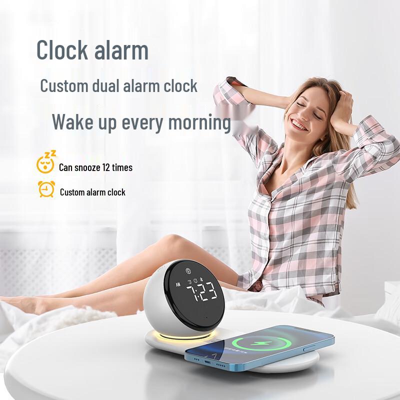 Беспроводная Bluetooth-колонка SZK с часами, штекер CN (адаптер в комплекте) (Китайская версия)