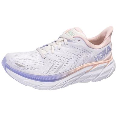 HOKA Clifton 8 Blanc Mangano Женские кроссовки Белый Blanc-De-Blanc Кальцит 1119394-BDBMC