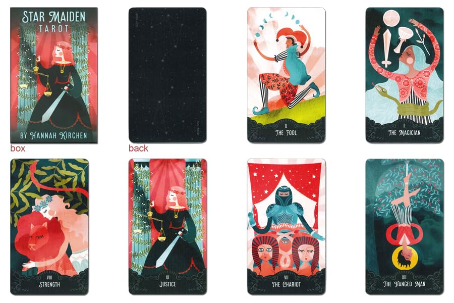 Nichiyu Waite Tarot Cards, 78 Cards for Fortune Telling [Authentic] [STAR MAIDEN TAROT] "The Tarot That Will Guide You To a World of Shining Stars