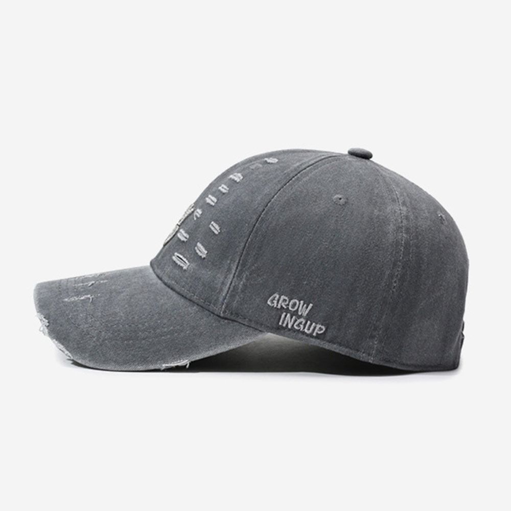 Hip Hop Baseball Cap Cotton Snapback Hat Casual Visor for Men Women