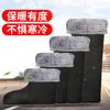 Water Shoes Rain Boots Cotton Cover Lining Socks Cover Warm Rain Shoes Liner Winter Fleece Thickened Socks Lining Cold-proof Rubber Shoes Inner